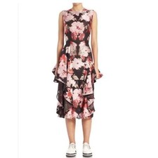 nwt Alexander McQueen jacquard floral dress
