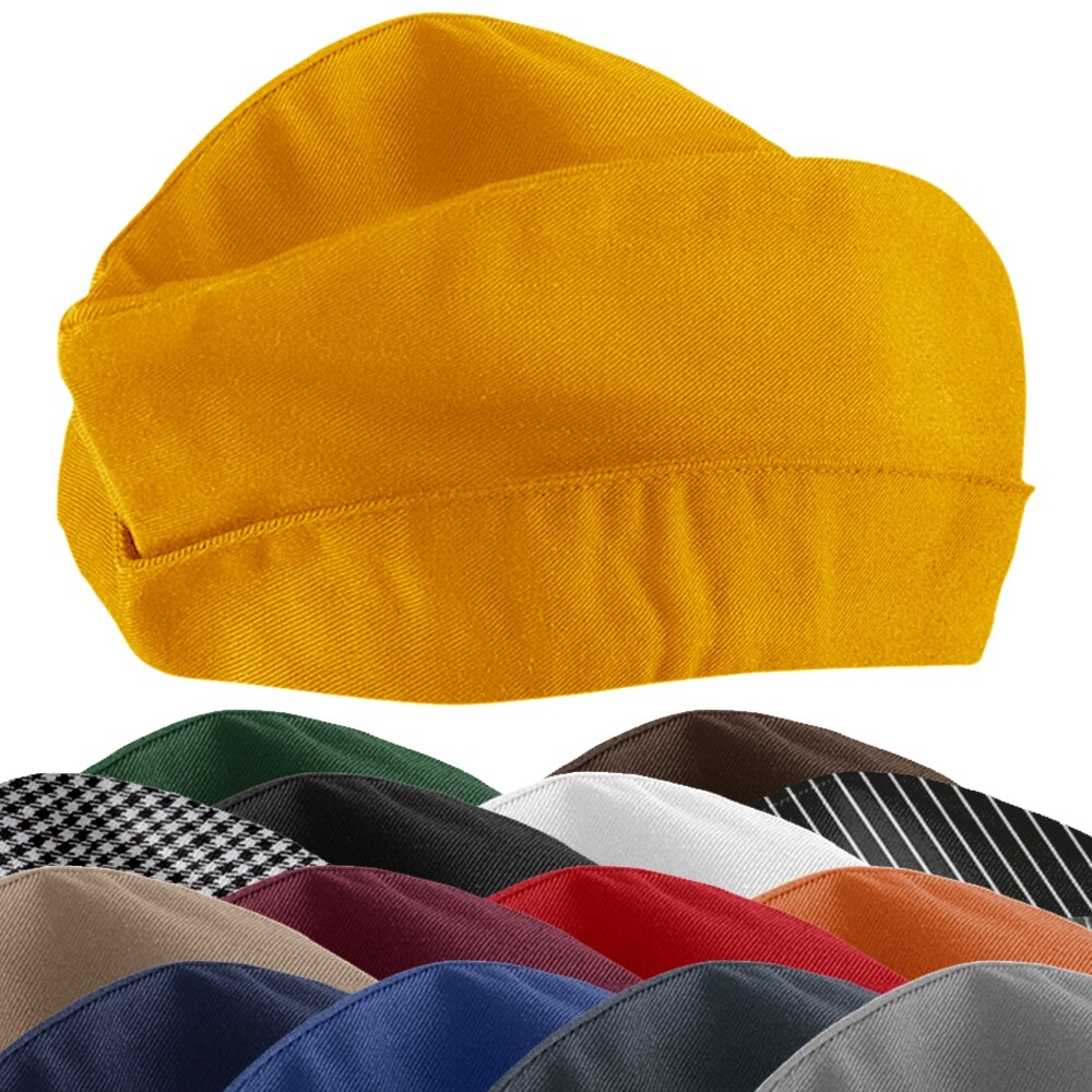 Schiffchen Kochhut Mütze Kochmütze Küchenkleidung Gastronomie Berufsbekleidung