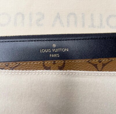 Louis Vuitton Reverse Monogram Slim Pochette Credit Card Holder