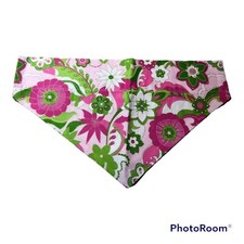 Collar Perro Bandana Rosa Flores XS 1693, 1694, 1695 Reversible