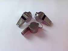 5 Pack Champ Fun Metal Whistle for Kids, Party Bags