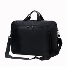 15.6-17 Inch Business Laptop Bag Nylon Handbag w/ Adjustable Strap Zipper Case