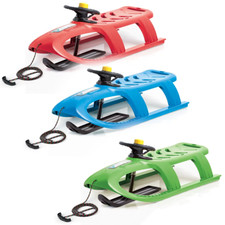 BULLET CONTROL Schlitten Kinderschlitten Winter Kunststoff Rodelschlitten