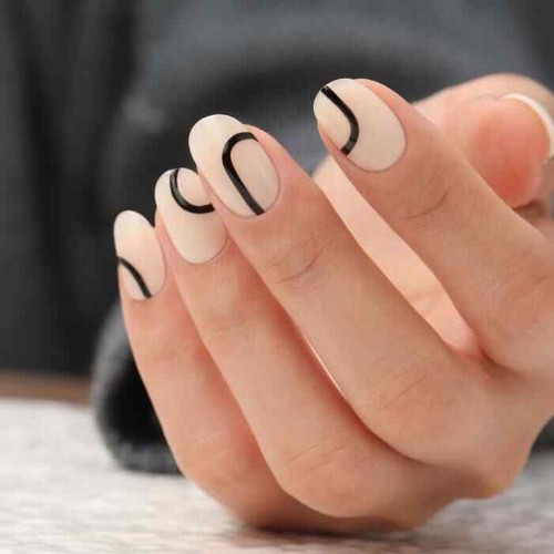 Bluesky Gel Paint - BLACK - #DK01 UV Nail Art Painting Flower Design Polish - Picture 3 of 3
