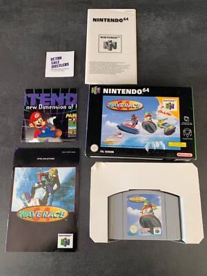 Nintendo 64 N64 Wave Race 64 OVP + Anleitungen -Top Zustand