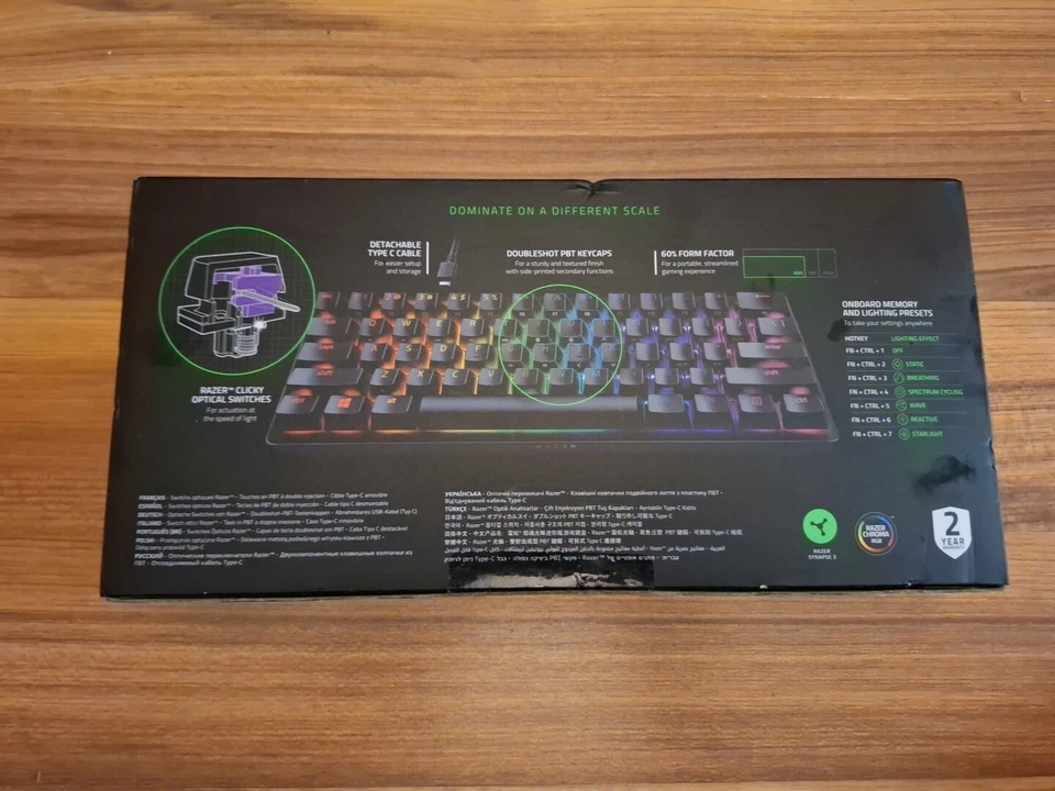 Razer Huntsman Mini Purple Switches Mechanical Gaming Keyboard  - Image 4 of 4