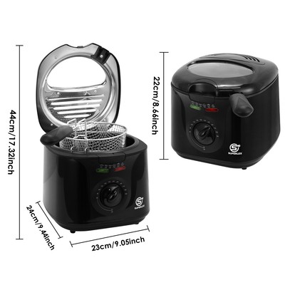 Friteuse Mit Fett Superlex 2-liter Elektrische 1300 Der Beste Fritteuse Mit öl
