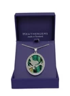 Stunning Robin Silver Plated Scottish Heathergem Necklace