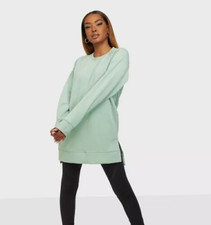 Puma Exhale oversized coverup Sweatshirt size small mint green pre-owned