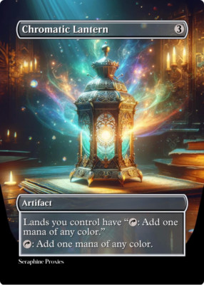 Chromatic Lantern - High Quality Altered Art Custom Cards