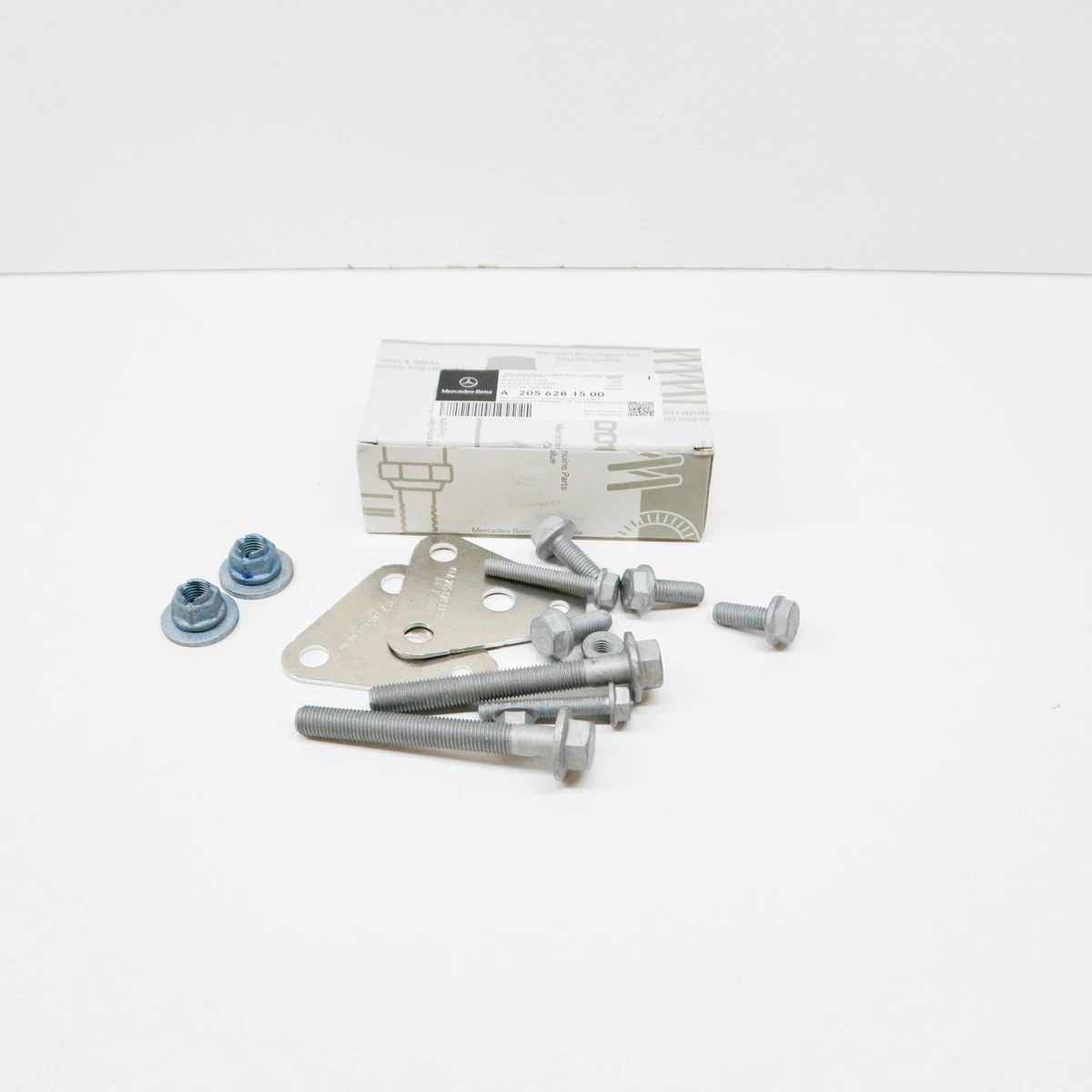NEW MB E C238 STEERING GEAR MOUNTING PLATE PARTS KIT A2056281500 