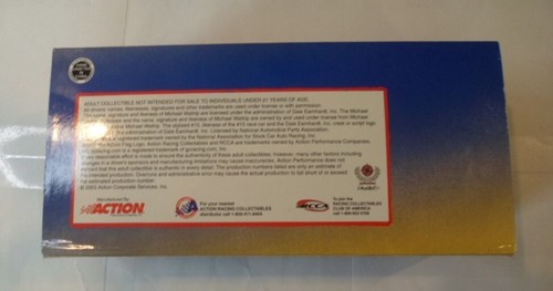 Michael Waltrip #15 NAPA / Hootie & The Blowfish 1:24 Druckguss Stockauto 2003 - Bild 8 von 12