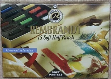 Rembrandt 15 Soft Half Pastels General Selection