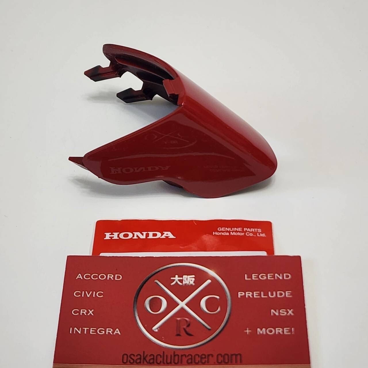 Genuine OEM 91-01 Acura NSX Front Bumper Tow Hook Cover Cap Formula Red Honda OE