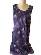 Simply Vera Vera Wang Purple Sheath Dress Size 8 Back Zip Lined NWT $78