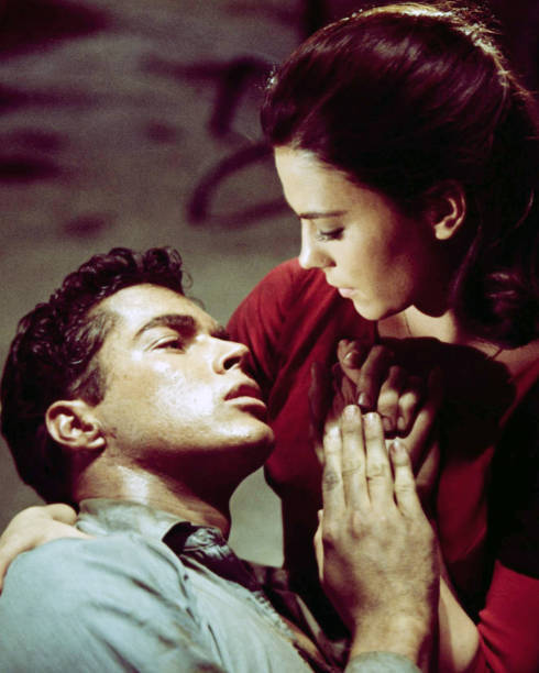Richard Beymer as Tony and Natalie Wood as Maria in West Side Stor- Old Photo
