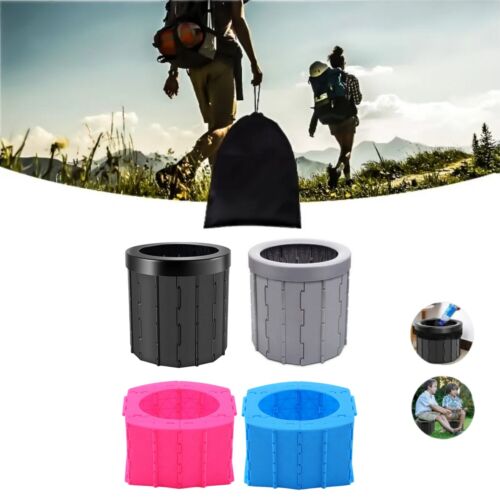 Portable Emergency Toilet Multi-functional Folding Toilet For Hiking Tent Car - Picture 1 of 17