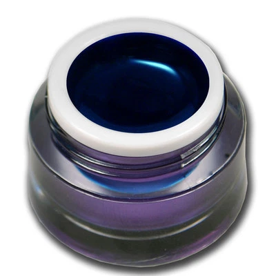 RM BEAUTYNAILS Glossy Farbgel Blau Blue-Moon ohne Schwitzschicht LED UV-Gel French Nail Art