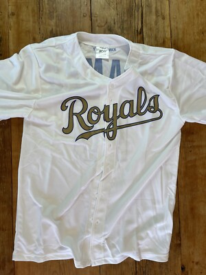KANSAS CITY ROYALS CHAMPS #15 JERSEY~Size ADULT Med