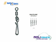 BAD BASS ATTACCO RAPIDO PIOMBO MULTILINK CON GIRELLA ROLLING PESCA SURFCASTING 