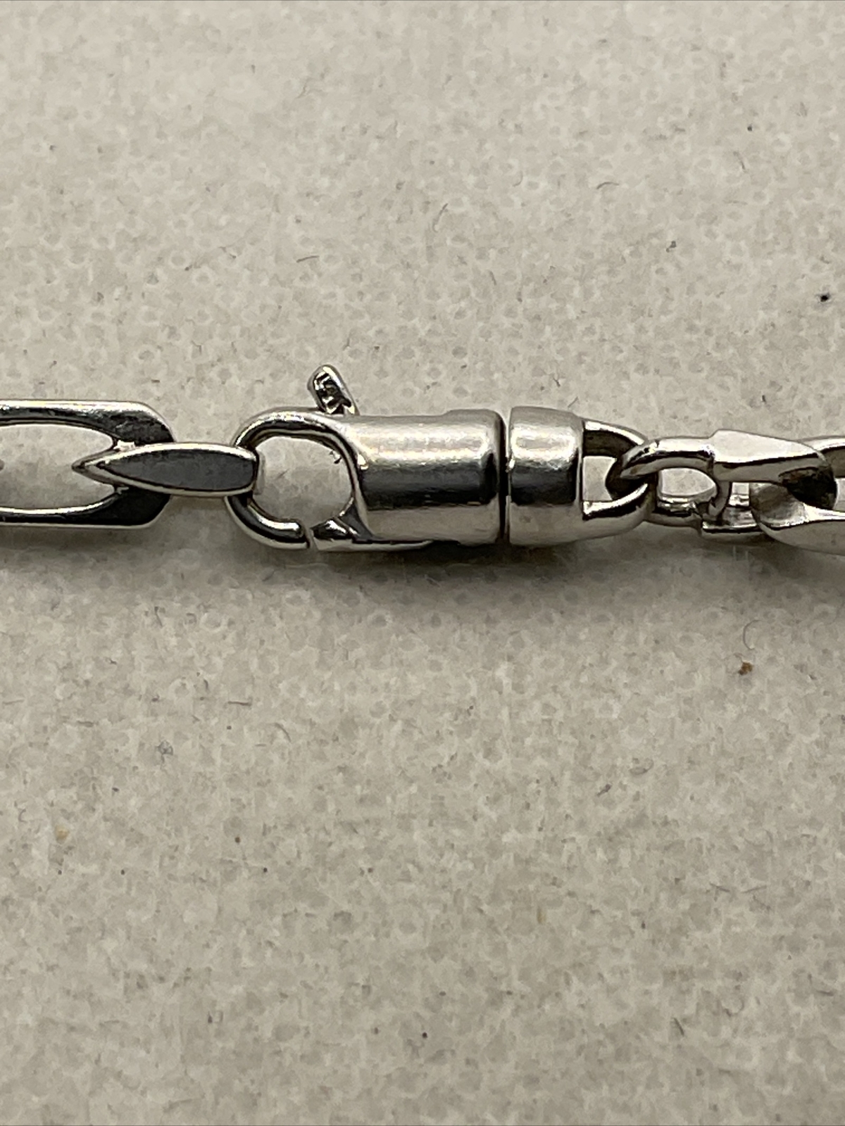 IMPRESSIVE MASSIVE Solid 12K White Gold Link Chai… - image 9