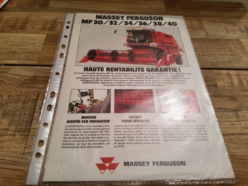 Manuel D'utilisation Original Massey Ferguson - Pour Moissonneuses-batteuses 330 Et 430, En Allemand