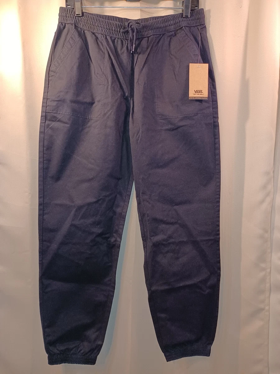 Vans Chamber II J Black Jogger Pants Women s Size Medium VN0A7YLBLK