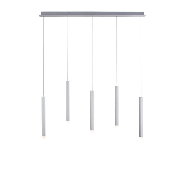Esszimmerlampe Pendelleuchte HäNgelampe Deckenleuchte Led 5-Flammig Weiß-image