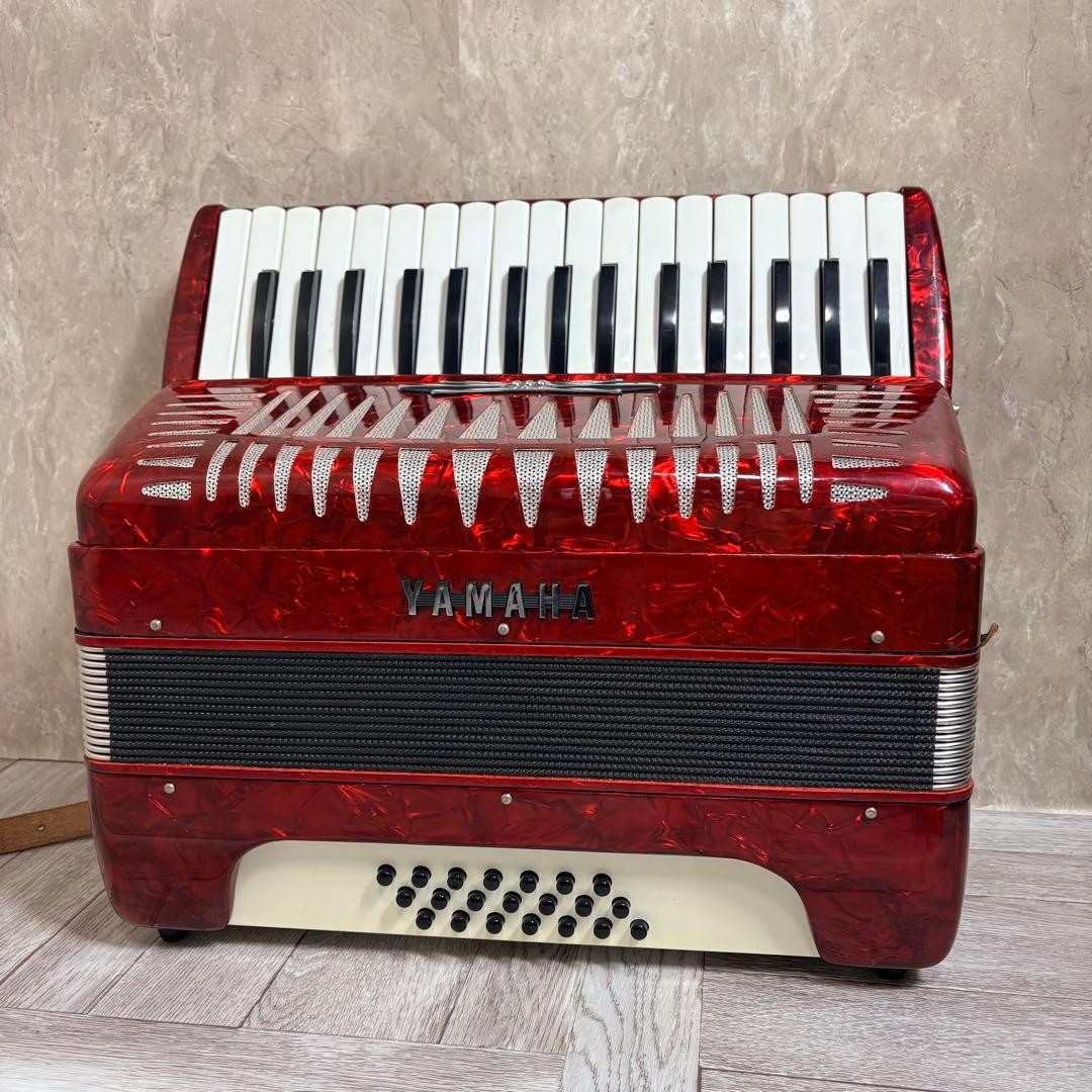 （美品即演奏可）YAMAHA アコーディオン YA-21 【信頼の日本製】 YAMAHA Accordion YA-21 Red 32 Keyboard | eBay