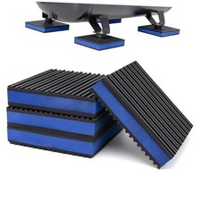 4-Pack Anti Vibration Pads, 4x4x7/8 Inch, EVA Rubber Isolation Mats, Heavy