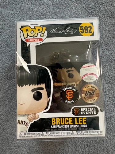 Funko Pop! Movies: Bruce Lee #592, San Francisco Giants, BAIT Exc., *Vaulted*