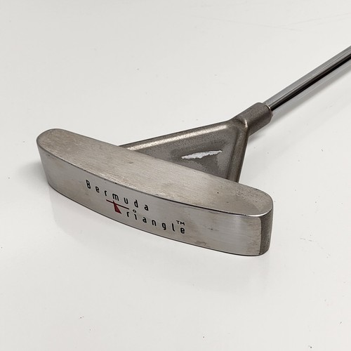 BERMUDA TRIANGLE PUTTER Designed by Ron Pritchett Rechtshänder Stahl 35"