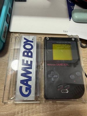 Nintendo Game Boy Classic Schwarz Special Edition  transparenter NiTransportbox