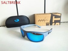 Costa Del Mar SALTBREAK Matte Gray/ blue Lenses 580P Polarized Sunglasses
