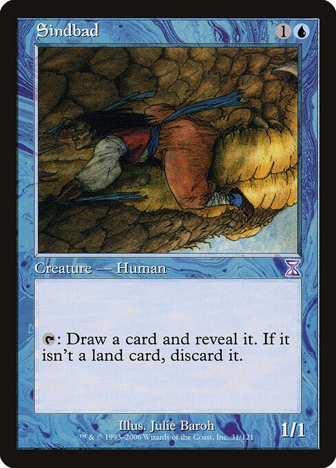 Sindbad NonFoil Time Spiral Timeshifted 31 NM MTG