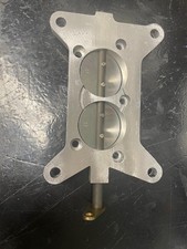 1967-68-69 Chevrolet Corvette Holley Carburetor Base Plate New 3x2 Tripower 3659