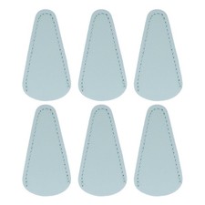 6Pcs Scissor Sheath, 2.9"x1.5" PU Leather Scissor Cover Protector, Light Blue
