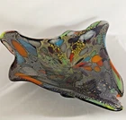Vintage Murano Aventurine Tutti Fruitti Dino Martens Art Glass Dish