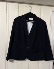 Calvin Klein Black Classic Blazer Woman s Size 22 Brand New Poly Rayon XXL