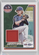 2022 Panini USA Baseball Stars & Stripes Materials Prime 20/25 Luke Pappano 0c3e