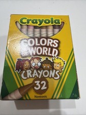 Crayola Colors of the World Crayons 32pc Skin/Hair/Eyes/Multicultural/Diversity