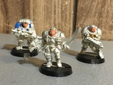 A25366 WARHAMMER 40K SPACE MARINES OOP METAL SCOUTS 3 PK PAINTED
