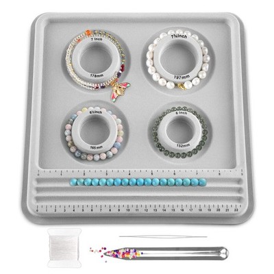 hobbyworker The Bead Boards Bracelet Sizer Measurement Small, Board Kit 