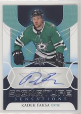 2020-21 Upper Deck Signature Sensations Series 1 Radek Faksa #SS-RF Auto 9js