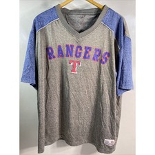 Texas Rangers  Dynasty Series Gray Short Sleeve Jersey T-shirt Men's Large 44