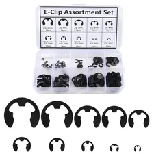 120 E Clips C CIRCLIPS Hardened, Steel Kit Retaining Ring Assorted 1.5mm to 10mm