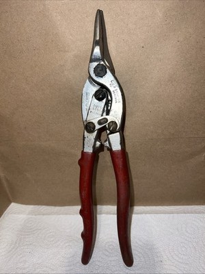 Vintage Snap-On CDS 10 Kenosha  10 inch straight cut tin snips Made in USA