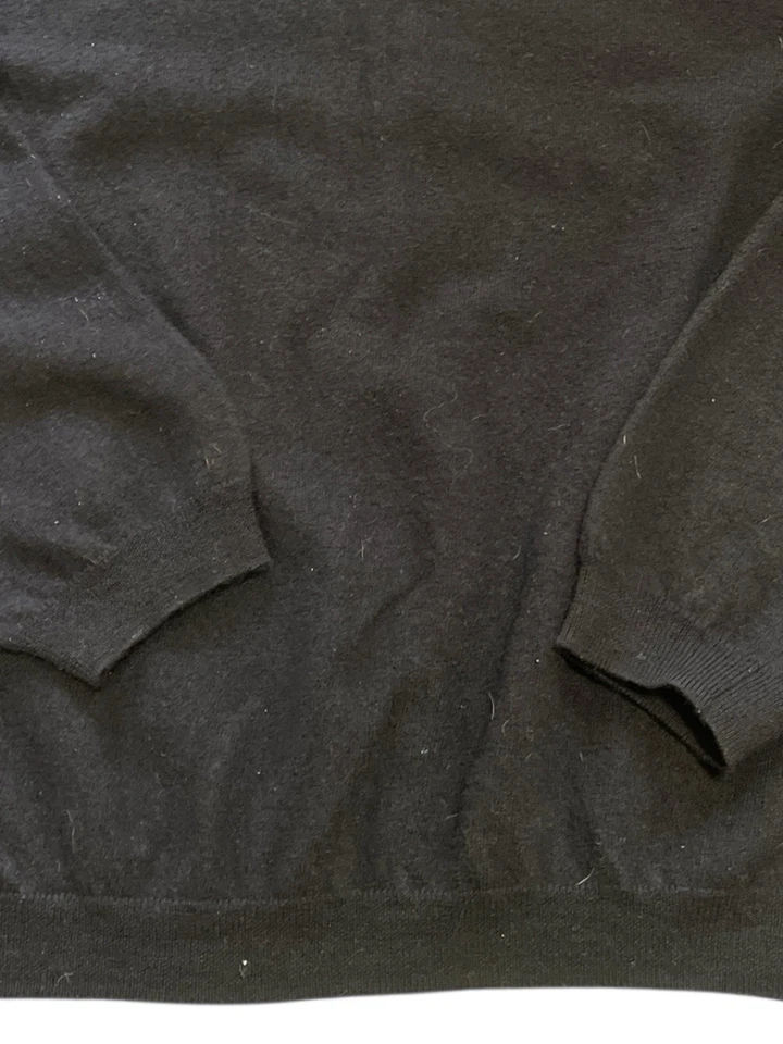 Suéter Calvin Klein X-Fine Lana Merino-Talla XL Mujer-Negro-258 Foto 3 de 4