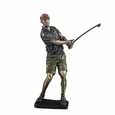 Golf Figurine Sporty Golfer Statue Premium for Living Room, Study, Golfers