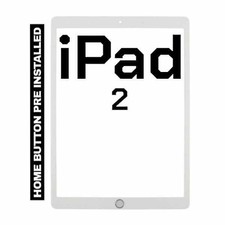 iPad 2 Digitizer  Home Button White 